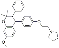CAS#: 51423-20-2, 1-[2-[4-(2,2-Dimethyl-7-Methoxy-3-Phenylchroman-4-Yl)Phenoxy]Ethyl]Pyrrolidine