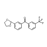 CAS#: 514802-37-0, [3-(1,3-Dioxolan-2-Yl)Phenyl][3-(Trifluoromethyl)Phenyl]Methanone