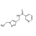 CAS#: 514856-39-4, N-[(1-Ethyl-1H-Pyrazol-4-Yl)Methyl]Nicotinamide