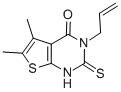 CAS#: 51486-16-9, 3-Allyl-5,6-Dimethyl-2-Thioxo-2,3-Dihydrothieno[2,3-d]Pyrimidin-4(1H)-One