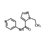 CAS 登录号：515121-71-8， 1-乙基-N-(4-吡啶基)-1H-吡唑-5-甲酰胺