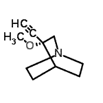 CAS#: 515154-59-3, (3R)-3-Ethynyl-3-Methoxyquinuclidine