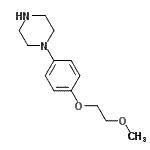 CAS 登录号：515160-72-2， 1-[4-(2-甲氧基乙氧基)苯基]哌嗪
