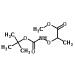 CAS#: 515163-73-2, Methyl 2-[({[(2-Methyl-2-Propanyl)Oxy]Carbonyl}Amino)Oxy]Propanoate