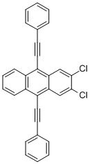 CAS#: 51580-25-7, 2,3-Dichloro-9,10-Bis(Phenylethynyl)Anthracene