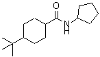 CAS#: 515859-89-9, N-Cyclopentyl-4-(2-Methyl-2-Propanyl)Cyclohexanecarboxamide