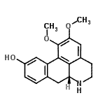 CAS 登录号：517-97-5， (6aR)-1,2-二甲氧基-5,6,6A,7-四氢-4H-二苯并[去,G]喹啉-10-醇