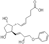 CAS 登录号：51705-19-2， (5Z)-7-{(1R,2R,3R,5S)-3,5-二羟基-2-[(1E,3R)-3-羟基-4-苯氧基-1-丁烯-1-基]环戊基}-5-庚烯酸