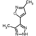 CAS#: 51719-87-0, 4-Methyl-5-(3-Methyl-1,2-Oxazol-5-Yl)-2H-1,2,3-Triazole