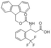 CAS 登录号：517905-86-1， 芴甲氧羰基-(R)-3-氨基-3-(2-三氟甲基-苯基)-丙酸