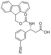 CAS 登录号：517905-91-8， 芴甲氧羰基-(R)-3-氨基-3-(3-氰基-苯基)-丙酸