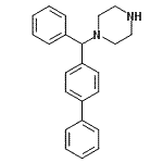 CAS#: 518005-84-0, 1-[4-Biphenylyl(Phenyl)Methyl]Piperazine