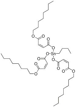 CAS 登录号：51815-14-6， (Z,Z,Z)-6-丁基-6-[[4-(辛基氧基)-1,4-二氧代丁-2-烯基]氧基]-4,8,11-三氧代-5,7,12-三氧杂-6-锡杂二十碳-2,9-二烯酸辛酯
