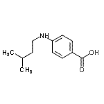 CAS#: 518335-95-0, 4-[(3-Methylbutyl)Amino]Benzoic Acid