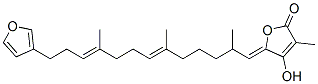 CAS 登录号：51847-87-1， 3-甲基-4-羟基-5-[(1Z,6E,10E)-2,6,10-三甲基-13-(3-呋喃基)-6,10-十三碳二烯-1-亚基]呋喃-2(5H)-酮