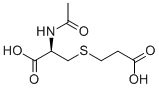 CAS 登录号：51868-61-2， S-(2-羧基乙基)-N-乙酰半胱氨酸
