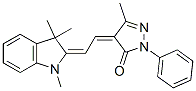 CAS#: 5190-63-6, 4-[(1,3-Dihydro-1,3,3-Trimethyl-2H-Indol-2-Ylidene)Ethylidene]-2,4-Dihydro-5-Methyl-2-Phenyl-3H-Pyrazol-3-One