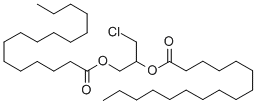 CAS 登录号：51930-97-3， 1-(2-氯甲基)-1,2-乙二基十六烷酸酯
