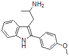 CAS#: 52019-02-0, 2-(4-Methoxyphenyl)-alpha-Methyl-1H-Indole-3-Ethanamine