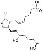 CAS 登录号：52087-58-8， (5Z,13E,15S,19R)-15,19-二羟基-9-氧代-前列腺-5,10,13-三烯-1-酸