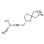 CAS#: 521078-77-3, 6-[(4R)-2,2-Diethyl-1,3-Dioxolan-4-Yl]-1,4-Hexadiyn-3-Ol