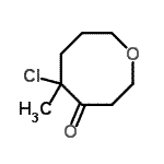 CAS 登录号：521275-88-7， 5-氯-5-甲基-4-氧杂环辛烷