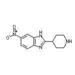 CAS#: 521298-40-8, 5-Nitro-2-(4-Piperidinyl)-1H-Benzimidazole