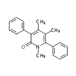 CAS#: 52148-67-1, 1,4,5-Trimethyl-3,6-Diphenyl-2(1H)-Pyridinone