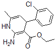 CAS 登录号：52157-12-7， 2-氨基-4-(2-氯苯基)-1,4-二氢-6-甲基-3-吡啶羧酸乙酯