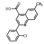 CAS#: 522598-05-6, 2-(2-Chlorophenyl)-6-Methyl-4-Quinolinecarboxylic Acid
