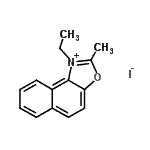 CAS#: 52299-73-7, 1-Ethyl-2-Methylnaphtho[1,2-d][1,3]Oxazol-1-Ium Iodide