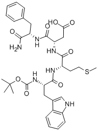 CAS 登录号：5235-21-2， 叔丁氧羰基-色氨酰-蛋氨酰-天冬氨酰-苯丙氨酰胺