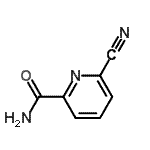 CAS 登录号：52368-18-0， 6-氰基-2-吡啶甲酰胺