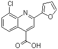 CAS 登录号：52413-55-5， 8-氯-2-(2-呋喃基)-4-喹啉羧酸