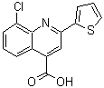 CAS 登录号：52413-56-6， 8-氯-2-(2-噻吩基)-4-喹啉羧酸