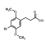 CAS 登录号：52428-11-2， 3-(4-溴-2,5-二甲氧基苯基)丙酸