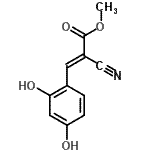 CAS#: 524934-86-9, Methyl (2E)-2-Cyano-3-(2,4-Dihydroxyphenyl)Acrylate