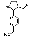 CAS#: 525537-54-6, 3-Ethyl-2-(4-Ethylphenyl)Pyrrolidine