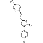 CAS#: 5256-02-0, 3-(4-Chlorophenyl)-5-[(4-Methylphenoxy)Methyl]-1,3-Oxazolidin-2-One