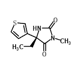 CAS#: 525600-07-1, (5S)-5-Ethyl-3-Methyl-5-(3-Thienyl)-2,4-Imidazolidinedione