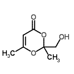 CAS#: 525600-93-5, 2-(Hydroxymethyl)-2,6-Dimethyl-4H-1,3-Dioxin-4-One