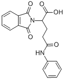 CAS#: 52604-91-8, 5-Anilino-2-(1,3-dioxo-1,3-dihydro-2H-isoindol-2-yl)-5-oxopentanoic acid hydrate