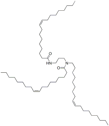 CAS 登录号：52610-16-9， (Z,Z,Z)-N-9-十八碳烯基-N-[3-[(1-氧代-9-十八碳烯基)氨基]丙基]-9-十八碳烯酰胺