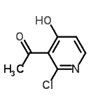 CAS 登录号：526193-61-3， 1-(2-氯-4-羟基-3-吡啶基)乙酮