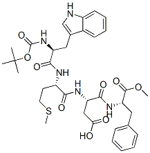 CAS 登录号：5262-09-9， N-[N-[N-[N-[(叔丁氧基)羰基]-L-色氨酰]-L-蛋氨酰]-L-alpha-天冬氨酰]-3-苯基-L-丙氨酸甲酯