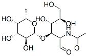 CAS#: 52630-68-9, N-[(2R,3R,4R,5R)-4,5,6-Trihydroxy-1-Oxo-3-[(2R,3S,4R,5S,6S)-3,4,5-Trihydroxy-6-Methyl-Oxan-2-Yl]Oxy-Hexan-2-Yl]Acetamide