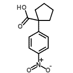CAS#: 52648-77-8, 1-(4-Nitrophenyl)Cyclopentanecarboxylic Acid