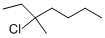 CAS 登录号:5272-02-6, 3-氯-3-甲基庚烷