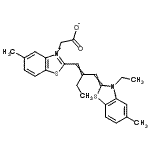 CAS#: 52749-17-4, (2-{2-[(3-Ethyl-5-Methyl-1,3-Benzothiazol-2(3H)-Ylidene)Methyl]-1-Buten-1-Yl}-5-Methyl-1,3-Benzothiazol-3-Ium-3-Yl)Acetate