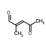 CAS 登录号：52786-18-2， (2E)-2-甲基-4-氧代-2-戊烯醛